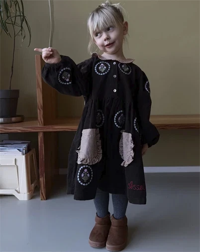 Sissel Edelbo Kids - Luna Mini Kjole - Fudge